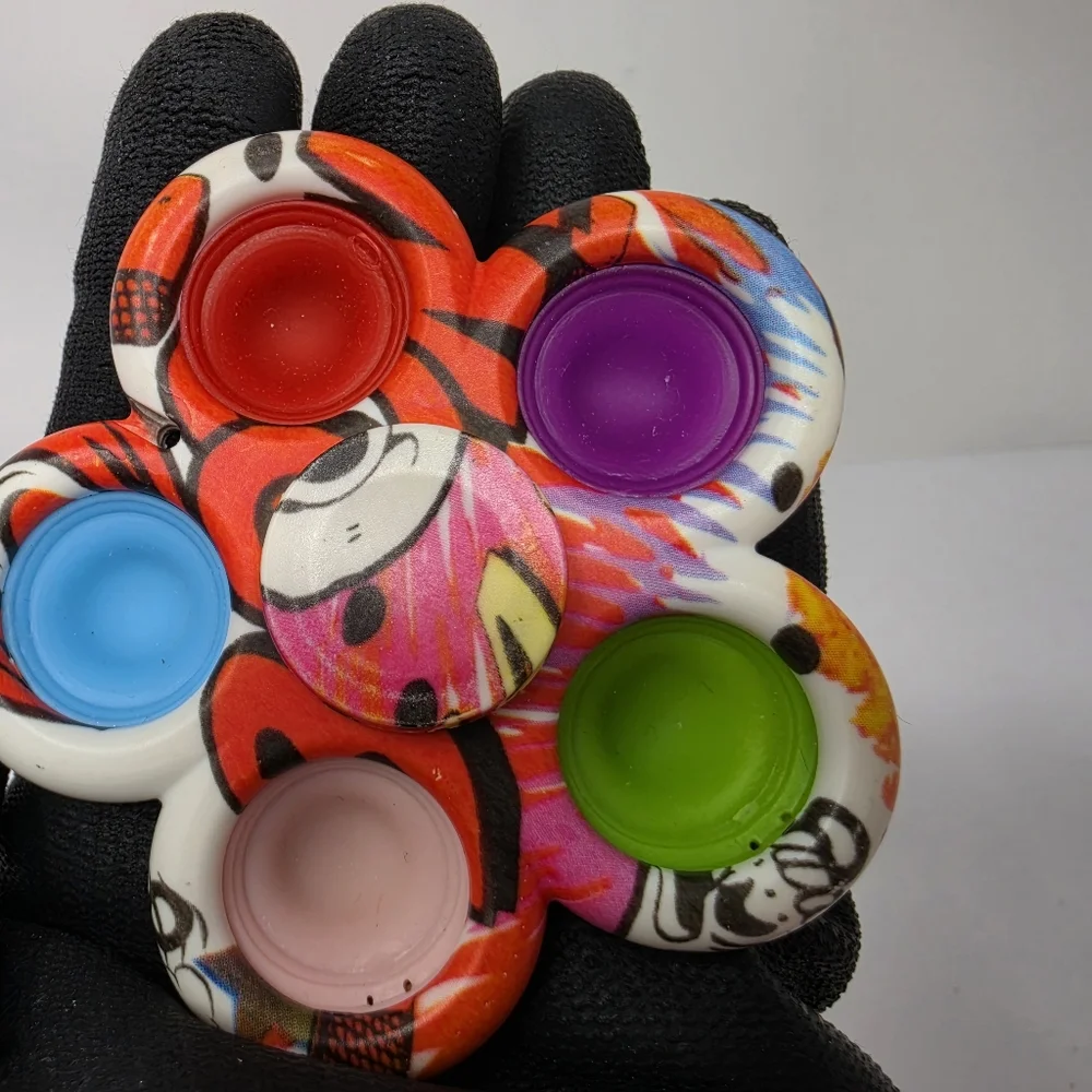 Spinner Tye Die Fidget SensoryToy Lot of 2